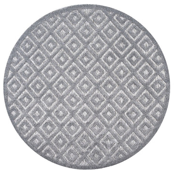 Portmany Neutral Diamond Trellis Indoor/outdoor Area Rug